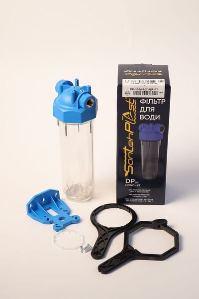 Фильтр механической очистки с латунной резьбой DP 10&prime; 1/2" DP-10-M-1/2"-BR-FT фото